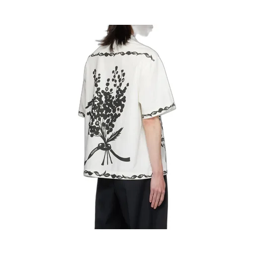 Curly Mimosa Bowling Shirt