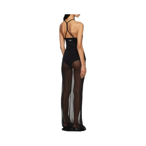 Semi Sheer Long Dress