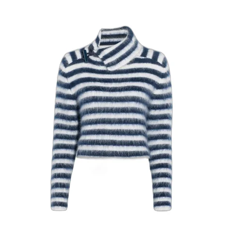 Turtleneck Striped Sweater
