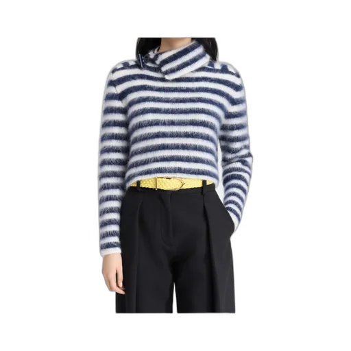 Turtleneck Striped Sweater