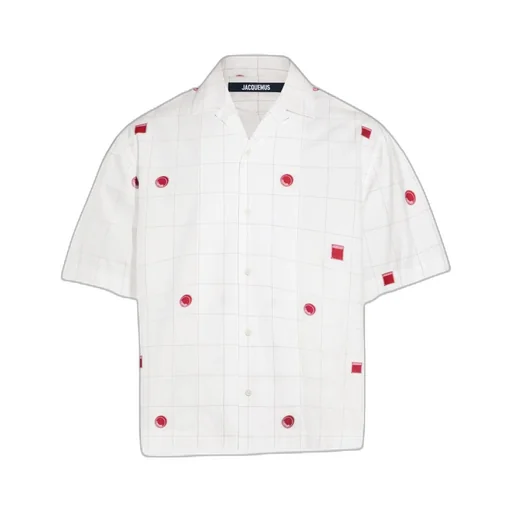 La Chemise Jean Laboratory Jacquard Bowling Shirt