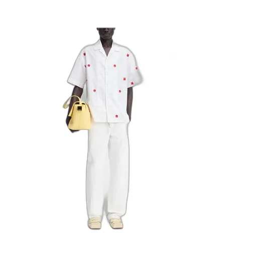 La Chemise Jean Laboratory Jacquard Bowling Shirt