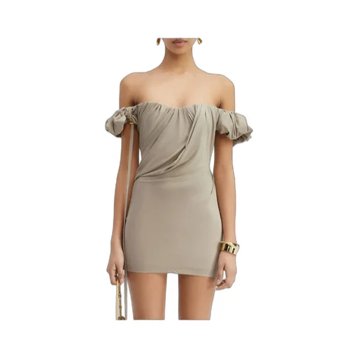 La Robe Ciceri Draped Minidress