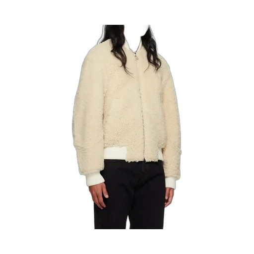 Le Blouson Pilou Shearling Bomber Jacket