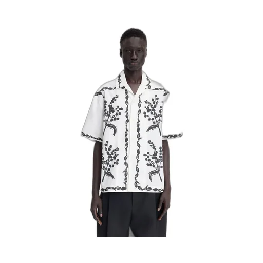 Curly Mimosa Bowling Shirt