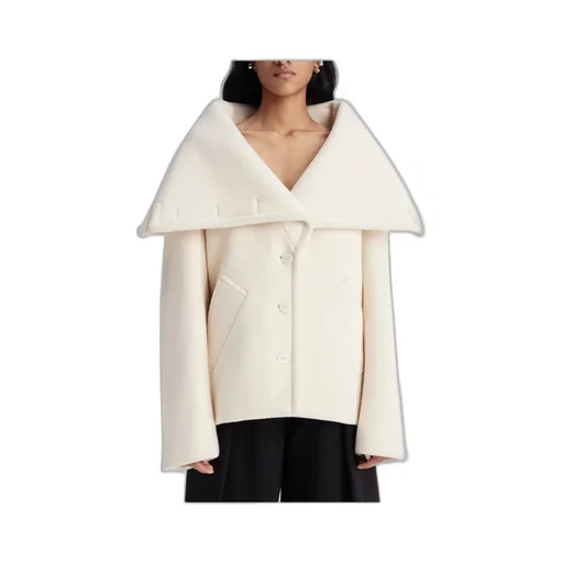 Le Caban Caruso Draped Collar Jacket