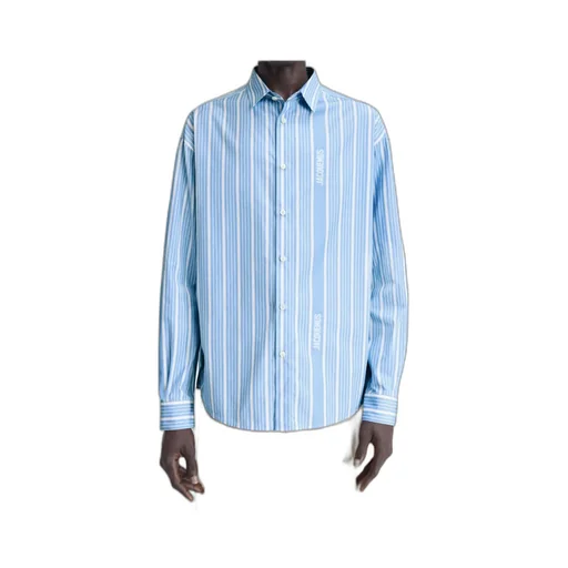 Striped Collared Long-Sleeve Shirt