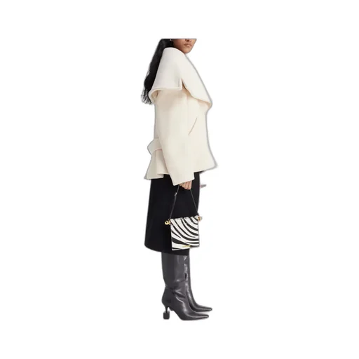Le Caban Caruso Draped Collar Jacket