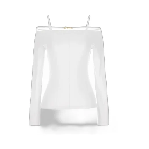 Shoulder Strap Long-Sleeved T-Shirt