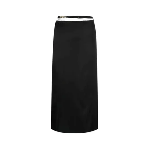 Logo Plaque Midi Skirt