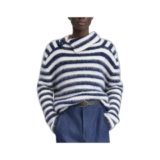 Turtleneck Striped Sweater