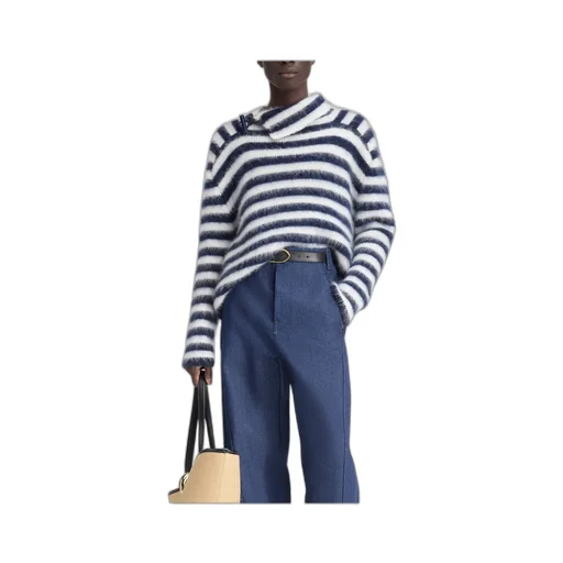 Turtleneck Striped Sweater