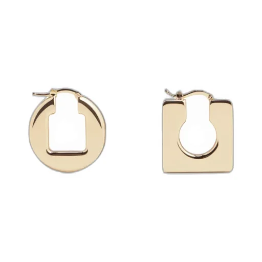 Asymmetrical Ring Earrings