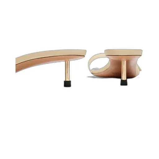 Square-Headed High-Heeled Sandals