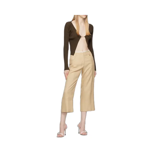 Logo Plaque Long-Sleeved Cardigan