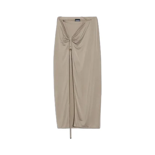 La Jupe Pareo Croissant Midi Skirt