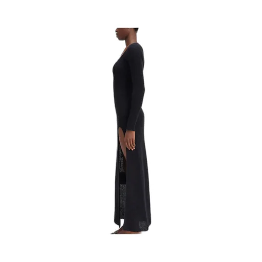 Slit Knitted Dress