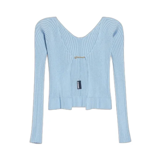 Logo Plaque Knitted Cardigan