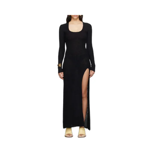 Slit Knitted Dress