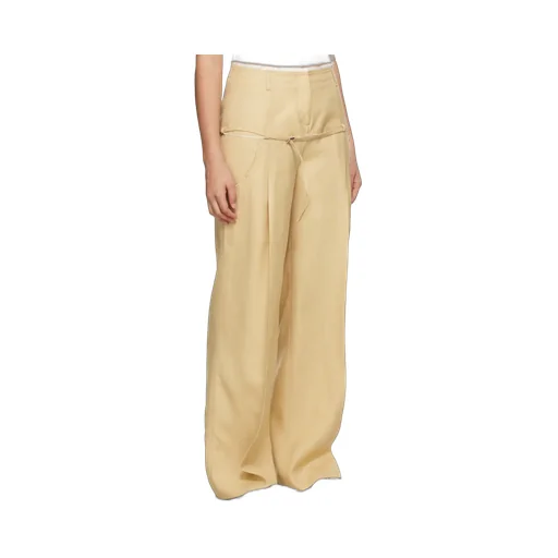 Belted Wide-Leg Pants
