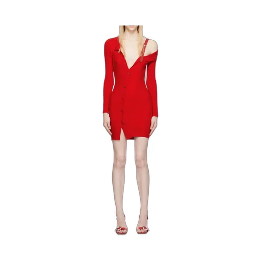 La Robe Maille Colin Ribbed Mini Dress