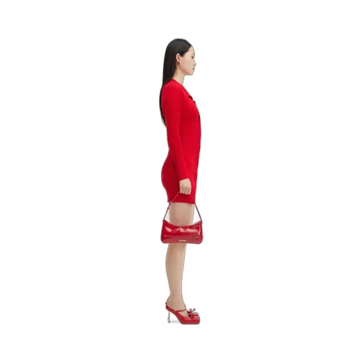La Robe Maille Colin Ribbed Mini Dress