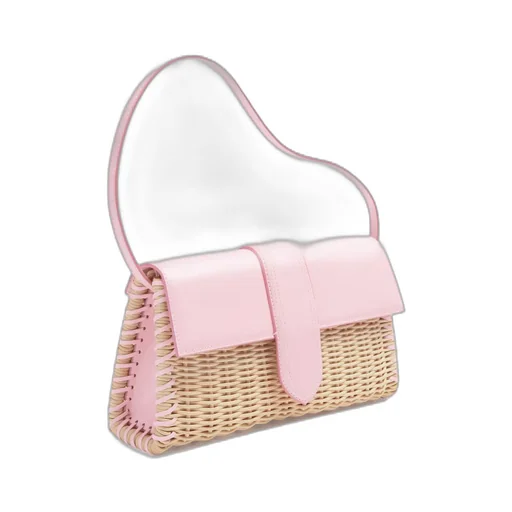 Le Bambino Long Osier Flap Bag