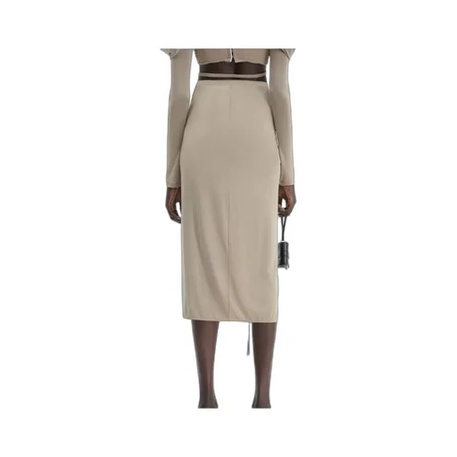 La Jupe Pareo Croissant Midi Skirt