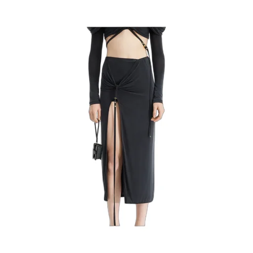 Slit Sarong Skirt
