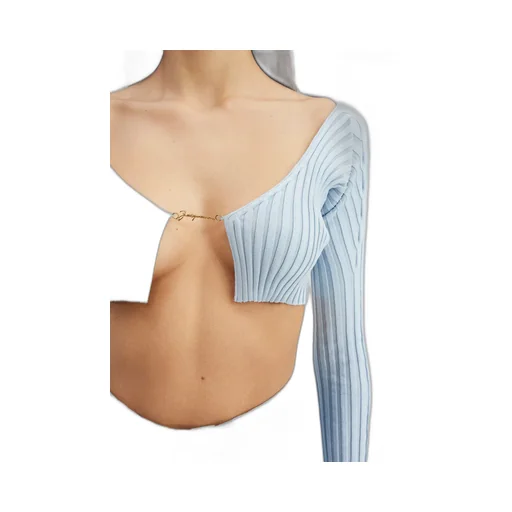 Ribbed Knit Cropped Cardigan