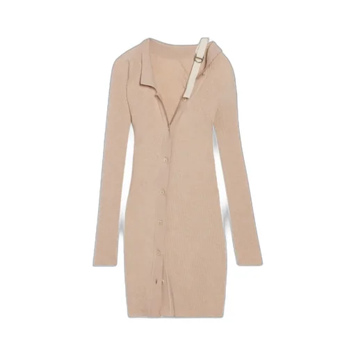 La Robe Maille Colin Ribbed Mini Dress