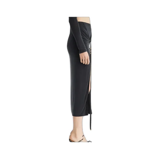 Slit Sarong Skirt