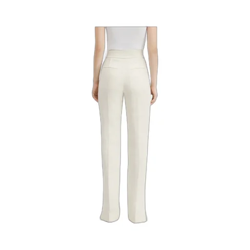 Side Split Straight-Leg Pants