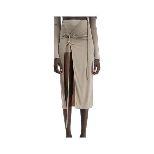 La Jupe Pareo Croissant Midi Skirt