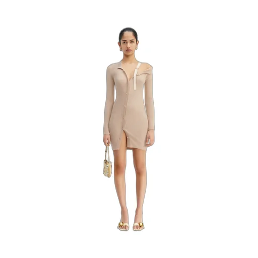 La Robe Maille Colin Ribbed Mini Dress