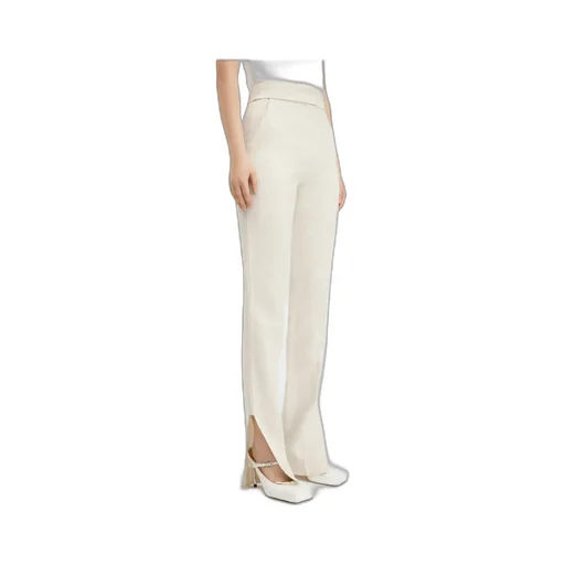 Side Split Straight-Leg Pants