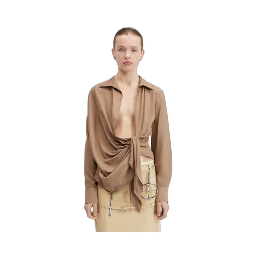 La Chemise Bahia Tied-Sash Shirt