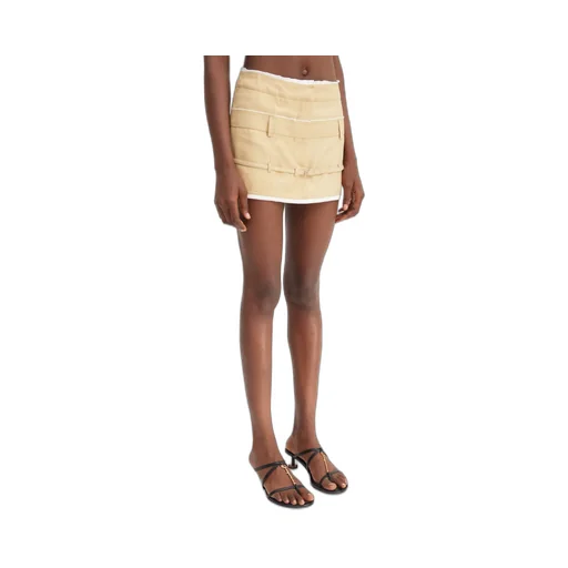 Caraco Low-Rise Mini Skirt