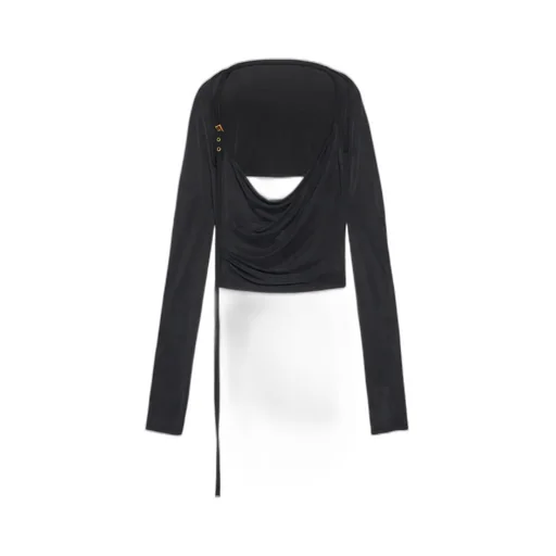 Peplo Draped Cut-Out Top