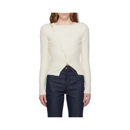 Long-Sleeved Knitted Sweater