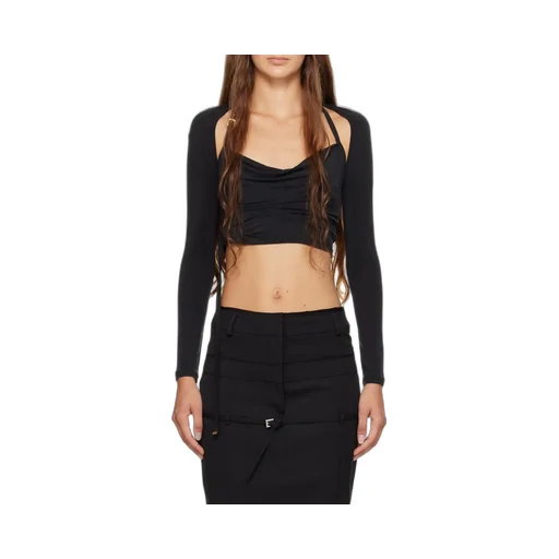 Peplo Draped Cut-Out Top