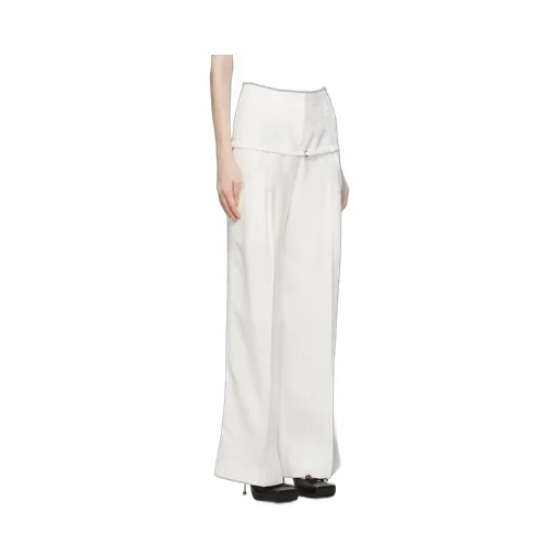 Belted Wide-Leg Pants