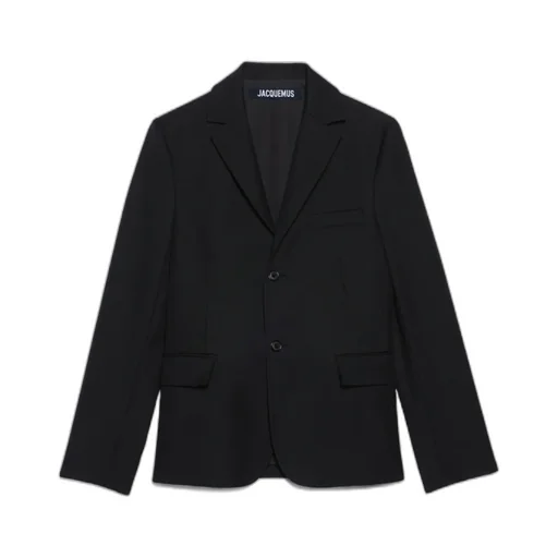 Single-Breasted Virgin Wool Blazer