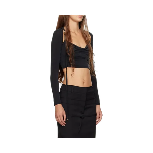 Peplo Draped Cut-Out Top