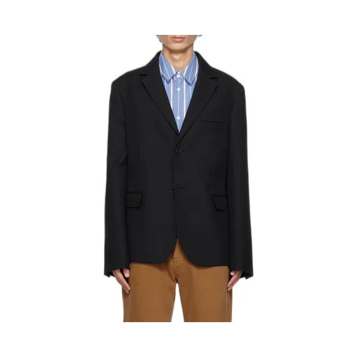 Single-Breasted Virgin Wool Blazer