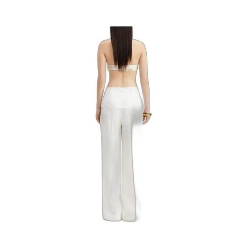 Belted Wide-Leg Pants