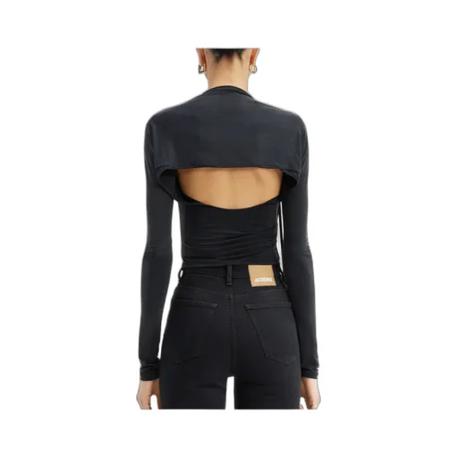 Peplo Draped Cut-Out Top