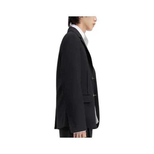 Single-Breasted Virgin Wool Blazer