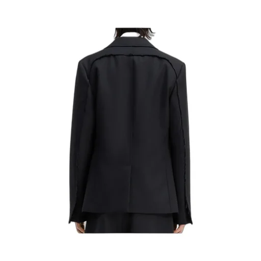 Single-Breasted Virgin Wool Blazer