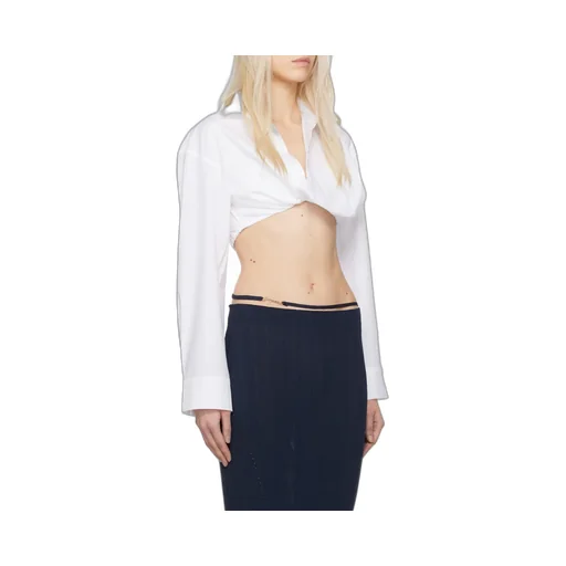 Twisted Cropped Shirt